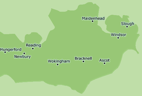 Berkshire map