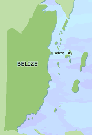 Belize clickable map