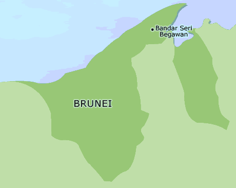 Brunei clickable map