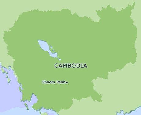 Cambodia clickable map