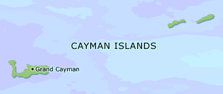 Cayman Islands clickable map
