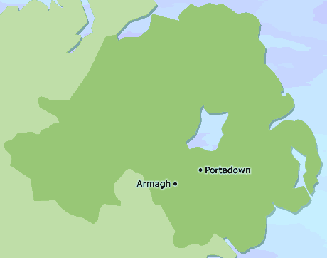 County Armagh map