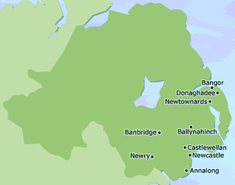 County Down map