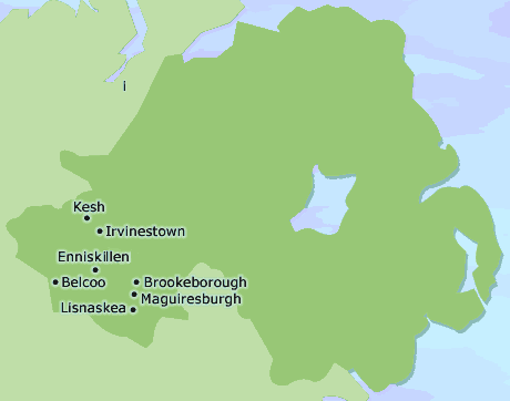 Co. Fermanagh map