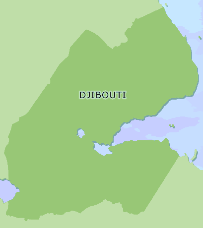 Djibouti clickable map