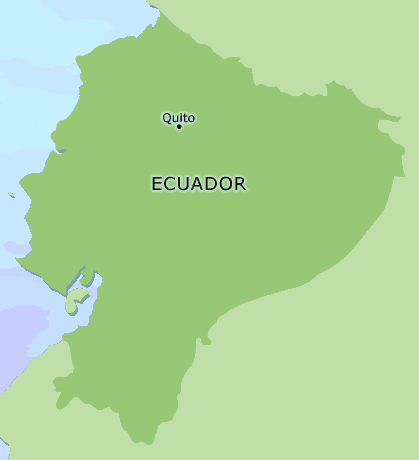 Ecuador clickable map