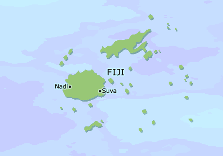 Fiji clickable map