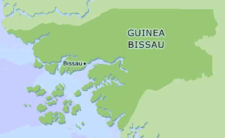 Guinea-bissau clickable map