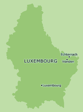 Luxembourg clickable map