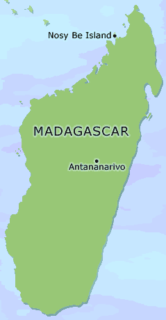 Madagascar clickable map