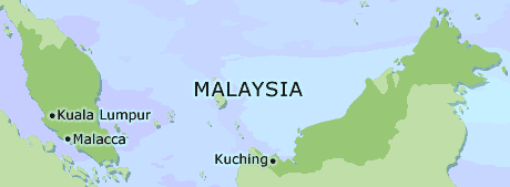 Malaysia clickable map