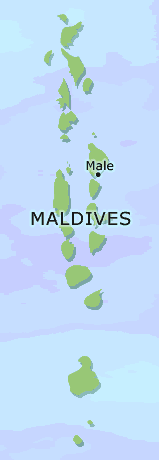 Maldives clickable map