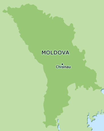 Moldova clickable map