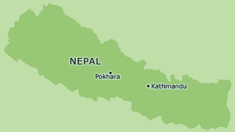 Nepal clickable map