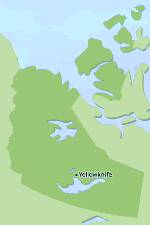 Northwest Territories clickable map