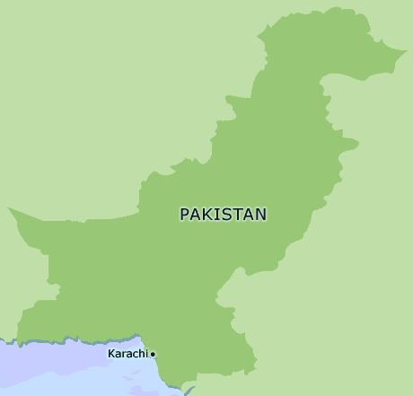 Pakistan clickable map
