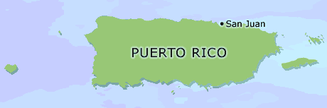 Puerto Rico clickable map