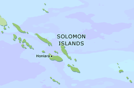 Solomon Islands clickable map