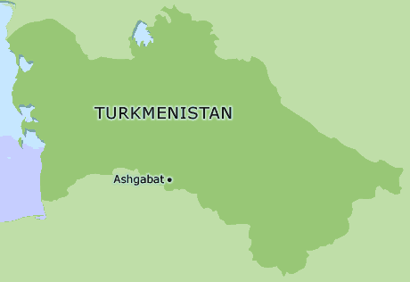 Turkmenistan clickable map