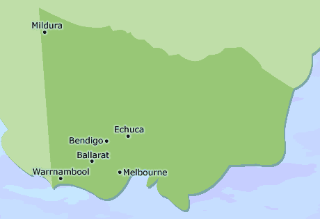 Victoria clickable map