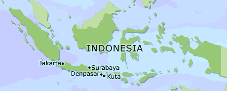 Indonesia clickable map