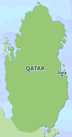 Qatar clickable map