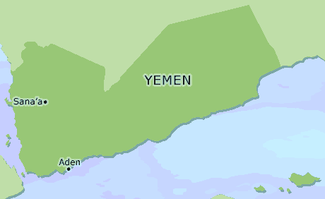 Yemen clickable map
