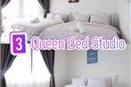 Three Queen Bed Studio@Trefoil Setia Alam