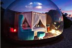Bubble hotel on the water