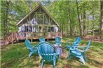 Cozy Poconos Chalet with Fire Pit and Spacious Deck!