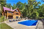Upper Lodge Brevard Cabin on 80 Acres with Pool!