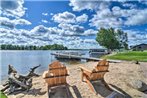 Large Lakefront Cottage with Boat Dock and Beach!